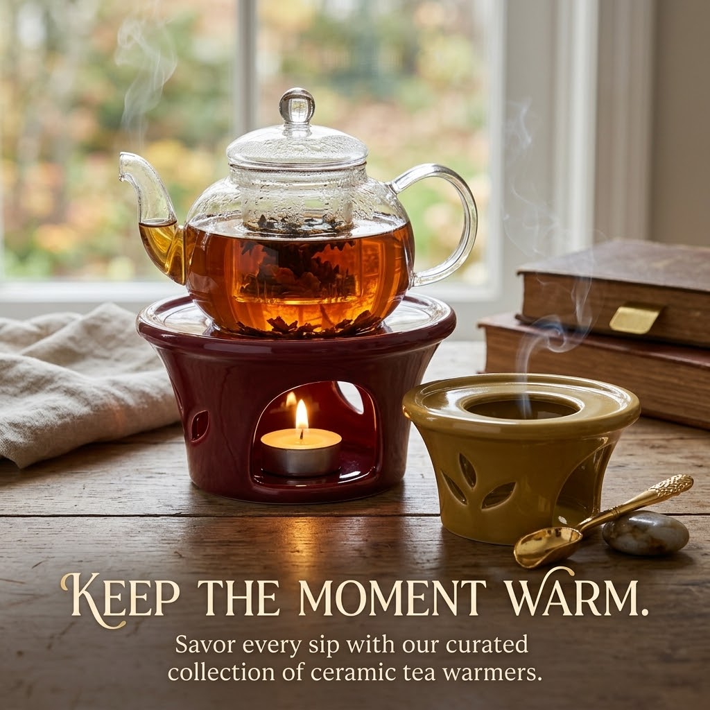 Teapot Warmer, Porcelain, Chocolate Brown