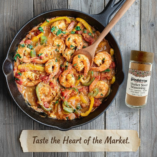 Market Street Seasoning, Salt-Free, Street-Food Inspired Spice Blend, Stir-Fry, Noodles, Seafood, Veggies & Grilling, 2.8 oz Glass Jar, Pack of 2