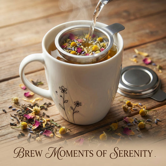 Grindstone, Effortless Tea Infuser, Stainless Steel