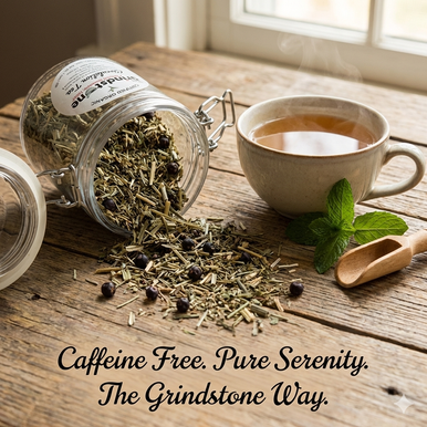 Organic Circulation Tea, Caffeine Free Herbal Infusion, Wellness Tea Collection, 1.5 oz.Jar