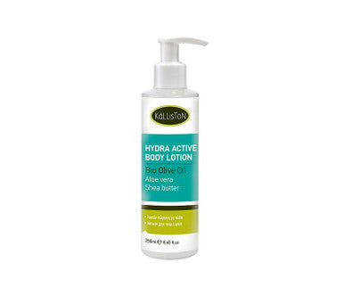 Hydro Active Body Lotion with Organic Olive Oil & Aloe Vera, Hand & Body Cream, 8.4 fl. oz. Pump Bottle
