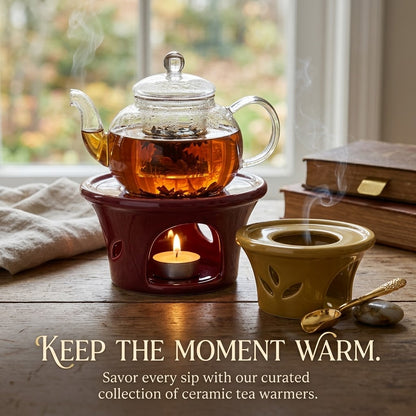 Teapot Warmer, Porcelain, Chocolate Brown