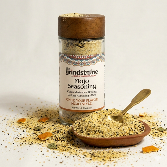 Mojo Seasoning Cuban style, Salt-Free, Perfect for Burger, Marinade, Sauce, Criollo, Hand Blended Rubs & Spices, 2.9 oz. Glass Bottle