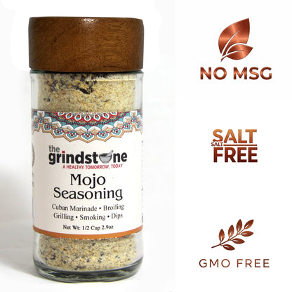 Combo Pack, Roasted Vegetable & Mojo Seasoning, Perfect for Vegetables, Burger, Marinade, Sauce, Hand Blended Spices, Glass Bottle, Pack of 2
