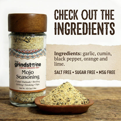 Combo Pack, Roasted Vegetable & Mojo Seasoning, Perfect for Vegetables, Burger, Marinade, Sauce, Hand Blended Spices, Glass Bottle, Pack of 2