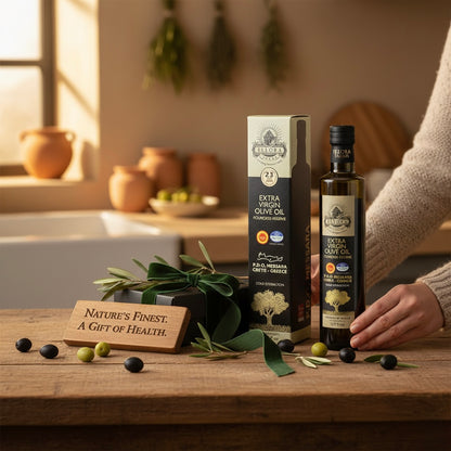 Ellora Farms, Award-Winning Extra Virgin Olive Oil, Single Sourced PDO Messara Valley, Crete Greece, Kosher, 17 FL oz Bottle
