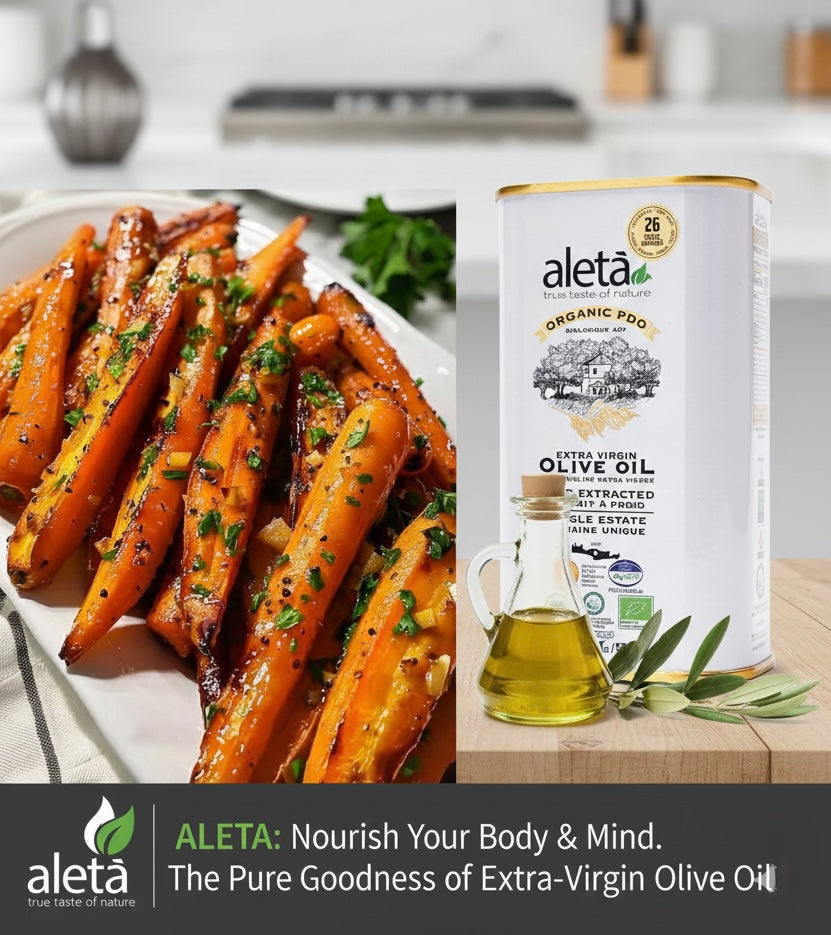 Aleta Organic Single Estate Extra Virgin Greek Olive Oil, PDO Messara Valley, High Polyphenols, 17 Oz Tin,