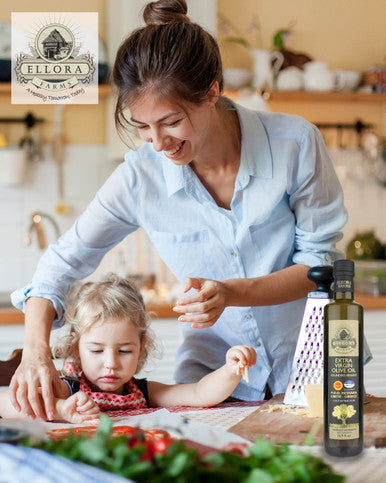 Ellora Farms, Award-Winning Extra Virgin Olive Oil, PDO Messara Valley, Crete Greece, Kosher, Bottle in box, 17 FL oz, Pack of 2