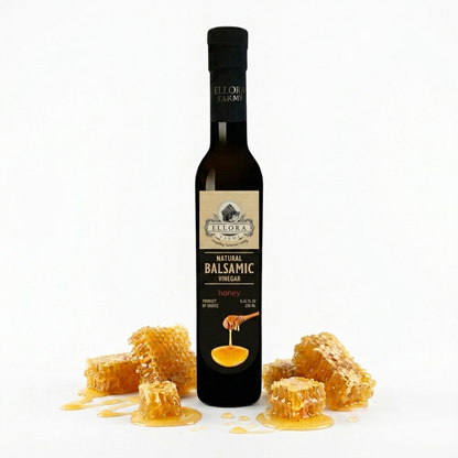 Ellora Farms, Greek Honey Infused Thick Balsamic Vinegar, Product of Crete, Greece, 8.5 oz