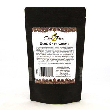 Tea2Brew Earl Grey Creme, Black Loose-Leaf tea, 100g