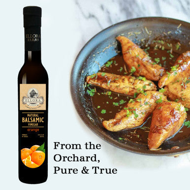 Ellora Farms, Pomegranate and Orange Infused Balsamic Vinegar, Combo Pack, Greece, 8.5 oz. Each