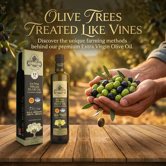 Ellora Farms, Award-Winning Extra Virgin Olive Oil, PDO Messara Valley, Crete Greece, Kosher, Bottle in box, 17 FL oz, Pack of 2