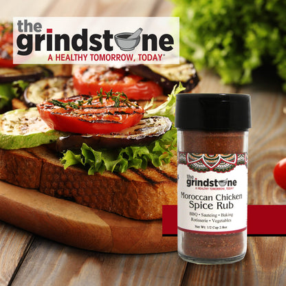 Combo Pack, 18 Spice Chicken Rub, Salt Free & Moroccan Chicken Spice Rub, Vegetables and Chicken dishes, Non GMO & MSG Free Spice, Glass Bottle, Pack of 2