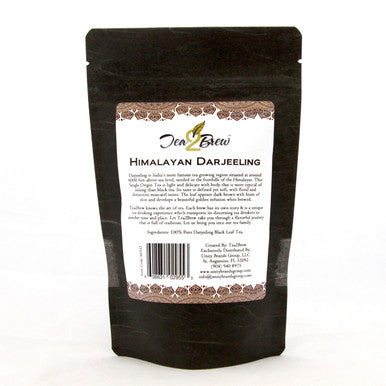Himalayan Darjeeling Tea, Loose Leaf Mountain Grown Black Tea, Resealable Pouch, 3.5 oz.