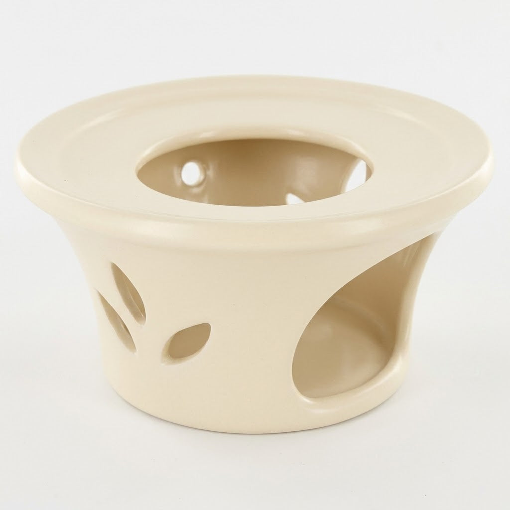 Teapot Warmer, Porcelain, Eggshell Cream