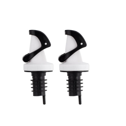 Ellora Farms, Apollo Chef Pourer, Magnetized Gravity Closing, Perfect for Oil, Vinegar or Wines, 2 PK (Black)