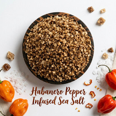 Habanero Pepper Infused Sea Salt, Infused, Sampler pack