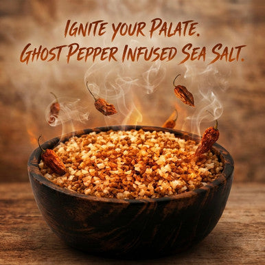 Ghost Pepper Infused Sea Salt, Infused, Sampler Pack