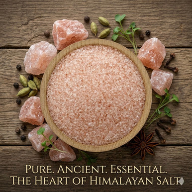 Himalayan Aged Pink Sea Salt, Fine Grain, Sampler Pack