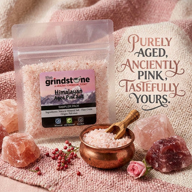 Himalayan Aged Pink Sea Salt, Fine Grain, Sampler Pack