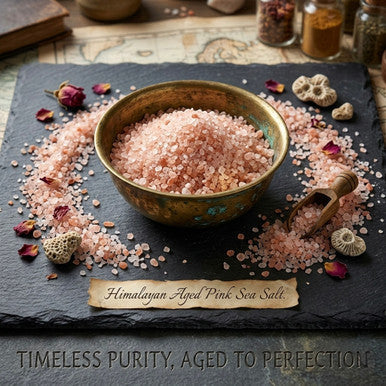 Himalayan Aged Pink Sea Salt, Fine Grain, Sampler Pack