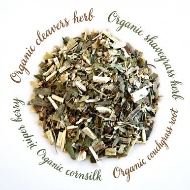 Organic Bladder Support Tea, Caffeine Free Herbal Infusion, Wellness Tea Collection, 1 oz. Jar