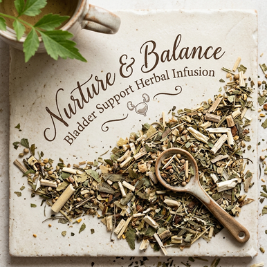 Organic Bladder Support Tea, Caffeine Free Herbal Infusion, Wellness Tea Collection, 1 oz. Jar