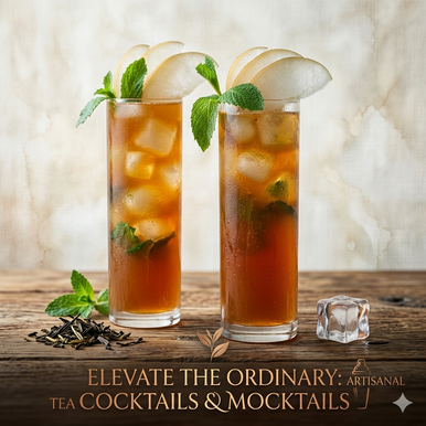 Organic Lychee & Peach Tea, Black Tea Infused with Lychee & Peach, Dessert Tea Collection, 2 Oz Jar