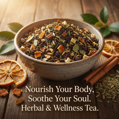 Organic Detox Tea, Green Tea with Natural Fruits and Spices, Wellness Tea Collection, 1.8 Oz Jar