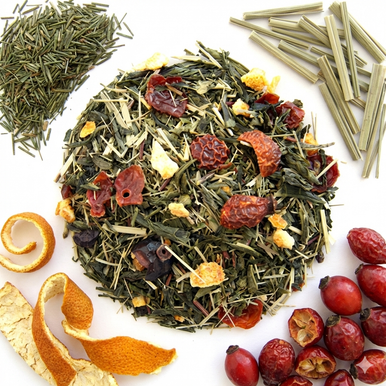 Organic Lemon Lift Tea, Wellness Tea Collection, 2 oz Jar