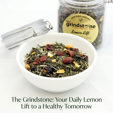 Organic Lemon Lift Tea, Wellness Tea Collection, 2 oz Jar