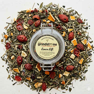 Organic Lemon Lift Tea, Wellness Tea Collection, 2 oz Jar