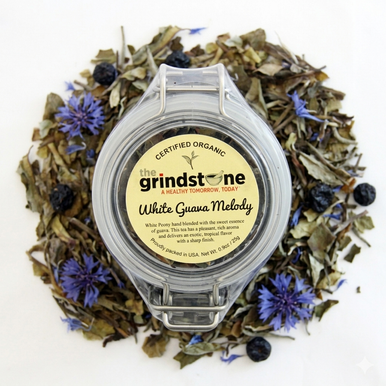 Organic White Guava Medley, White Peony Tea, Dessert Tea Collection, 1.0 oz