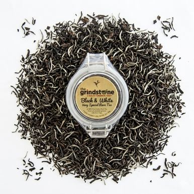 Black & White Tea, Non GMO, 2 oz. Jar