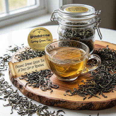Organic Spring Green Tea, Wellness Tea Collection, 1.5 oz. Jar