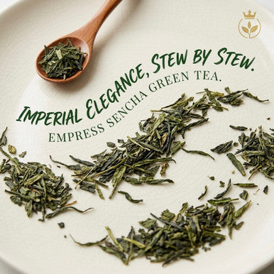 Empress Sencha Green Tea, Wellness Tea, 2 oz. Jar