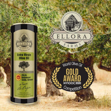 Ellora Farms PDO Single Estate Greek Extra Virgin Greek Olive Oil, 500 ml tin & 250 ml bottle Combo