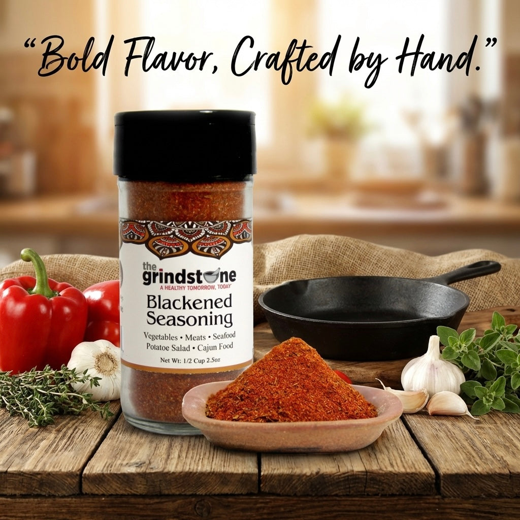 Combo Pack, Salt-Free, 18 Spice Chicken Rub & Blackened Seasoning, Vegetables, Chicken and Seafood, Cajun Cooking, Glass Bottle, Pack of 2