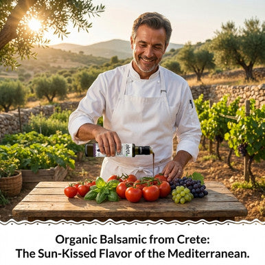 Aleta Organic, Infused Orange Balsamic Vinegar, Bright & Citrusy, No Added Sugars, No Preservatives, Glass Bottle, 8.45 oz.