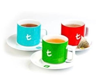 t-Mug & Saucer, Porcelain, 250 ml Sky Blue