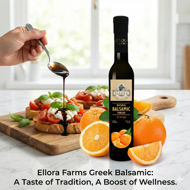 Ellora Farms, Raspberry and Orange Infused Balsamic Vinegar, Combo Pack, Greece, 8.5 oz. Each