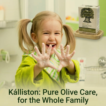 Olive Oil Soap with with Olive Leaf Extract, All Natural, Made in Ancient Crete, Greece, 3.50 oz.