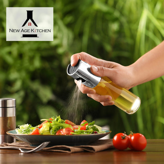 Olive Oil Sprayer and Mister, 100ml Glass Spray Bottle for Balsamic, Salad, BBQ (1 Pack)