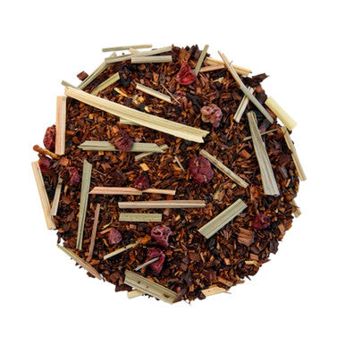 Organic Raspberry Rush Tea, Caffeine Free Herbal Infusion, Dessert Tea Collection, 2 oz. Jar