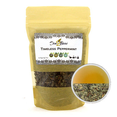 Timeless Peppermint Tea, Loose Leaf Peppermint Leaves, Soothing &  Calming Tea, Resealable Pouch, 1.7 oz.