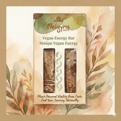 Meligyris VEGAN ENERGY BAR, Sunflower Seed, Goji Berry & Oat Bar, Retail Display Pack of 12