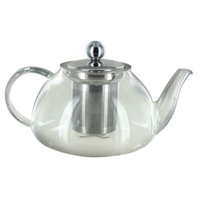 Glass Tea Pot, Borosilicate 28 Oz