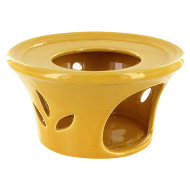 Teapot Warmer, Porcelain, Mustard Yellow