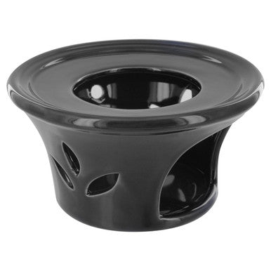 Teapot Warmer, Porcelain, Charcoal Black